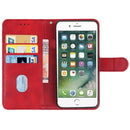 Leather Phone Case For iPhone 8 Plus / 7 Plus(Red)