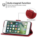 Leather Phone Case For iPhone 8 Plus / 7 Plus(Red)