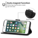 Leather Phone Case For iPhone 8 Plus / 7 Plus(Black)