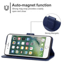 Leather Phone Case For iPhone 8 Plus / 7 Plus(Blue)