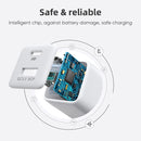 JOYROOM L-QP303 PD 30W USB-C / Type-C + QC 3.0 USB Mini Fast Charger, UK Plug(White)