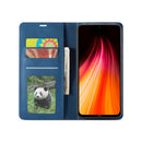 For Xiaomi Redmi Note 8 Forwenw Dream Series Oil Edge Strong Magnetism Horizontal Flip Leather Case with Holder & Card Slots & Wallet & Photo Frame(Blue)