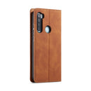 For Xiaomi Redmi Note 8 Forwenw Dream Series Oil Edge Strong Magnetism Horizontal Flip Leather Case with Holder & Card Slots & Wallet & Photo Frame(Brown)