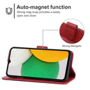 Leather Phone Case For Samsung Galaxy A03 Core(Red)