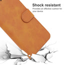 Leather Phone Case For Samsung Galaxy A03 Core(Brown)