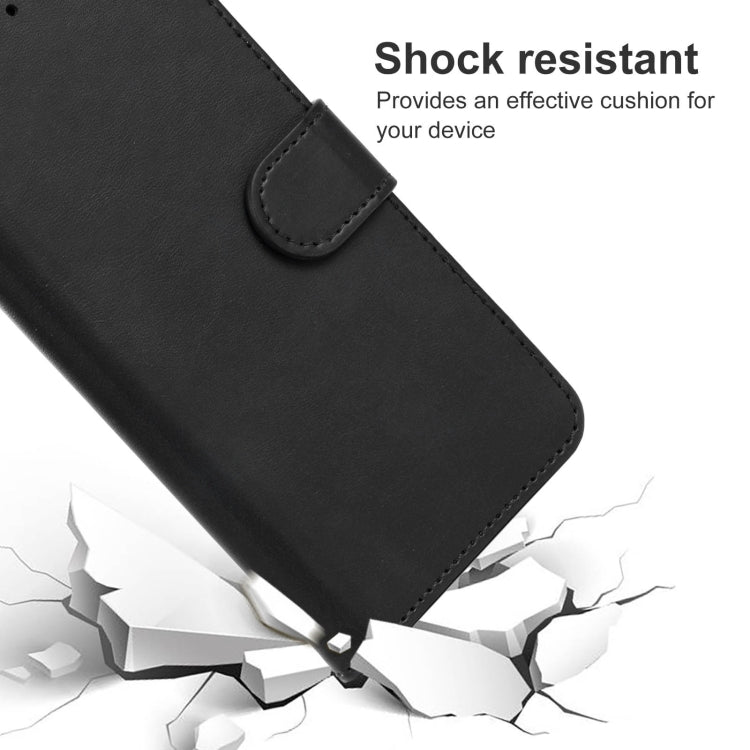 Leather Phone Case For Samsung Galaxy A03 Core(Black)