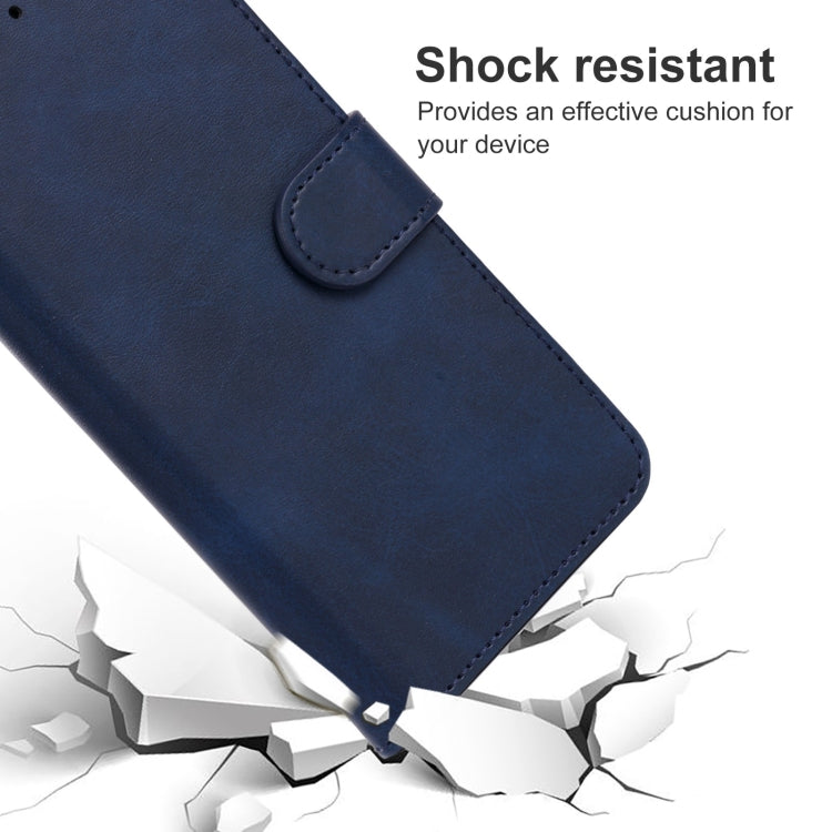 Leather Phone Case For Samsung Galaxy A03 Core(Blue)