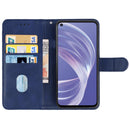 Leather Phone Case For Samsung Galaxy A73 (Blue)