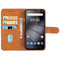 Leather Phone Case For Gigaset GS5(Brown)