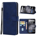 Leather Phone Case For Gigaset GS5(Blue)