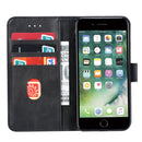 For iPhone 6 GUSSIM Magnetic Horizontal Flip Leather Case with Holder & Card Slots & & Wallet(Black)