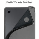 For Samsung Galaxy Tab A8 2021 SM-X205 3-Fold Holder Leather Tablet Case(Grey)