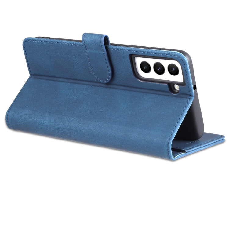For Samsung Galaxy S22 5G AZNS Dream II Skin Feel Horizontal Flip Leather Case(Blue)