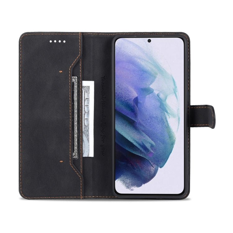 For Samsung Galaxy S22 5G AZNS Dream II Skin Feel Horizontal Flip Leather Case(Black)