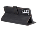 For Samsung Galaxy S22 5G AZNS Dream II Skin Feel Horizontal Flip Leather Case(Black)