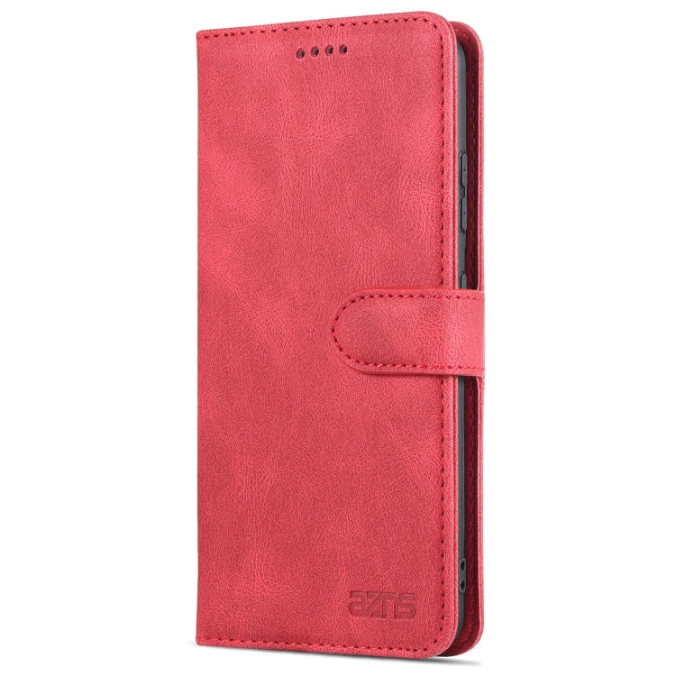For Samsung Galaxy S22 5G AZNS Dream II Skin Feel Horizontal Flip Leather Case(Red)