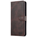 For Samsung Galaxy S22 5G AZNS Dream II Skin Feel Horizontal Flip Leather Case(Coffee)
