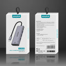 amalink 95123D Type-C / USB-C to HDMI + 3 Ports USB + PD 3.0 Multi-function HUB(Grey)