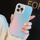 Color Matching Lens Chameleon Series Protective Phone Case For iPhone 13(Carbon Fiber)