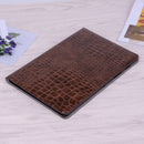 For Samsung Galaxy Tab A7 Lite T220/T225 Crocodile Texture Leather Tablet Case(Brown)