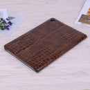 For Samsung Galaxy Tab A7 Lite T220/T225 Crocodile Texture Leather Tablet Case(Brown)