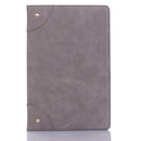 For Samsung Galaxy Tab A7 T500 Retro Leather Tablet Case(Grey)