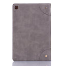 For Samsung Galaxy Tab A7 T500 Retro Leather Tablet Case(Grey)