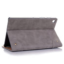 For Samsung Galaxy Tab A7 T500 Retro Leather Tablet Case(Grey)
