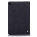 For Samsung Galaxy Tab A7 T500 Retro Leather Tablet Case(Black)