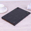 For Samsung Galaxy Tab A7 T500 Retro Leather Tablet Case(Black)