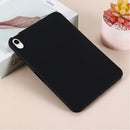 Solid Color Liquid Silicone Dropproof Full Coverage Tablet Case For iPad mini 6(Black)