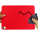 Solid Color Liquid Silicone Dropproof Full Coverage Tablet Case For iPad mini 6(Red)