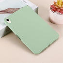 Solid Color Liquid Silicone Dropproof Full Coverage Tablet Case For iPad mini 6(Green)