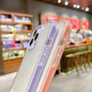 3 In 1 PC + TPU Transparent Phone Case For iPhone 13 Pro Max(White)