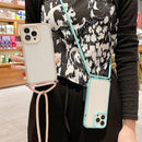 3 In 1 PC + TPU Transparent Phone Case For iPhone 13 Pro Max(White)