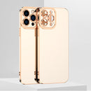 6D Electroplated TPU Phone Case For iPhone 11 Pro Max(White)