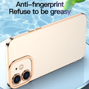 6D Electroplated TPU Phone Case For iPhone 11 Pro Max(White)