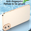 6D Electroplated TPU Phone Case For iPhone X / XS(Blue)
