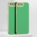 6D Electroplated TPU Phone Case For iPhone SE 2022 / SE 2020 / 7 / 8(Green)