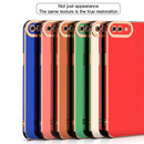6D Electroplated TPU Phone Case For iPhone SE 2022 / SE 2020 / 7 / 8(Blue)