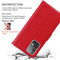 For Honor 50 Lite Rose Embossed Leather Phone Case(Red)