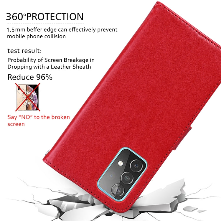 For Honor 50 Lite Rose Embossed Leather Phone Case(Red)
