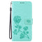 For Honor 50 Lite Rose Embossed Leather Phone Case(Green)