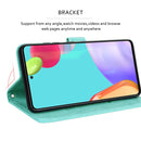For Honor 50 Lite Rose Embossed Leather Phone Case(Green)