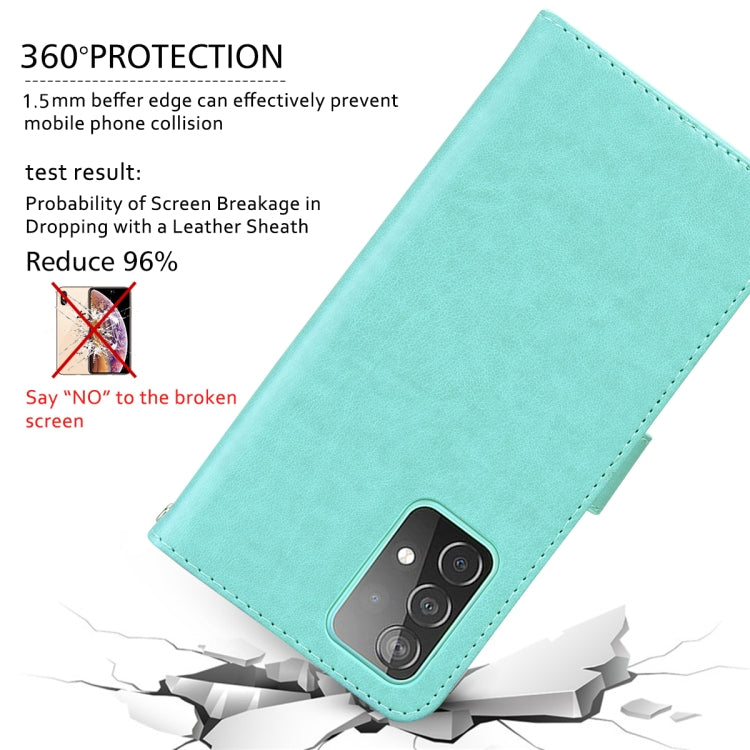 For Honor 50 Lite Rose Embossed Leather Phone Case(Green)