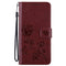 For Honor 50 Lite Rose Embossed Leather Phone Case(Brown)