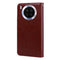For Honor 50 Lite Rose Embossed Leather Phone Case(Brown)
