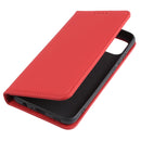For Samsung Galaxy A03 Strong Magnetism Liquid Feel Horizontal Flip Leather Phone Case(Red)