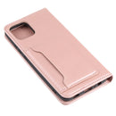 For Samsung Galaxy A03 Strong Magnetism Liquid Feel Horizontal Flip Leather Phone Case(Rose Gold)
