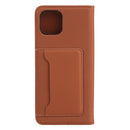 For Samsung Galaxy A03 Strong Magnetism Liquid Feel Horizontal Flip Leather Phone Case(Brown)